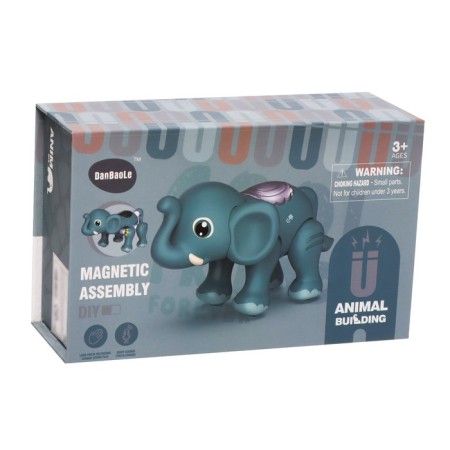 Designer magnetic "elephant", 7 parts-4