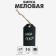 Cretaceous tag 5.6 × 3.1 cm with twine 10 cm, black color