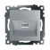 Computer outlet 1-seater RJ-45 (mechanism), Stekker series Katrin, GLS00-7107-03, silver 1022441