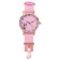 Women's watch "kitten", pink