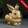 Piggy bank "Bunny" Golden, 19x11x16cm