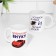 Sublimation mug "beloved grandson", with application