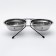 A set of 2 bowls on a stand, 2 x 500 ml, black stand