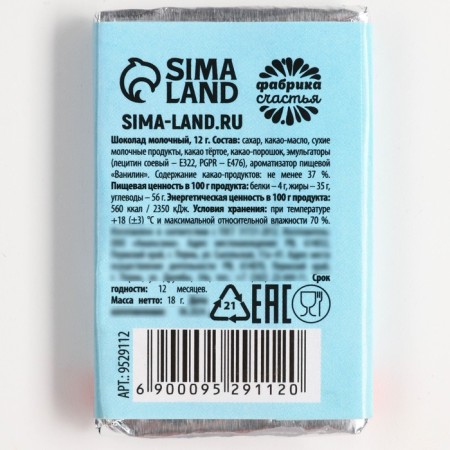 Milk chocolate "Family amulet" with a prediction, 12 g.-3