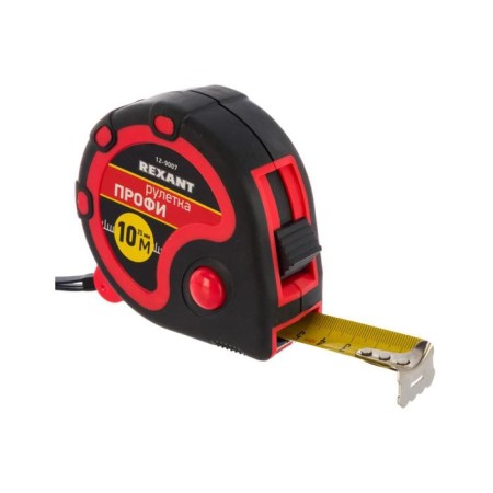 Roulette Rexant 12-9007, rubberized case, 10 m x 25 mm