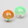 Ball for cats "Fun family" with plastic balls inside, 4.2 cm, mix of flowers