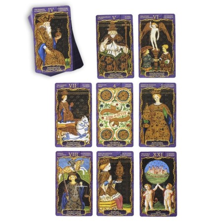 Tarot in the gift box "Visconti-Sorde", 78 cards (6x11 cm), 16+-6
