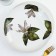 Ceramic plate Lemon Flowers, 22.5 cm, white color