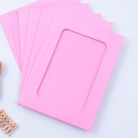 Garland for photographs with junction of Pink, 6 pcs-7