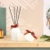 Set of diffuser 100 ml+candle 6x9 cm, jasmine, white