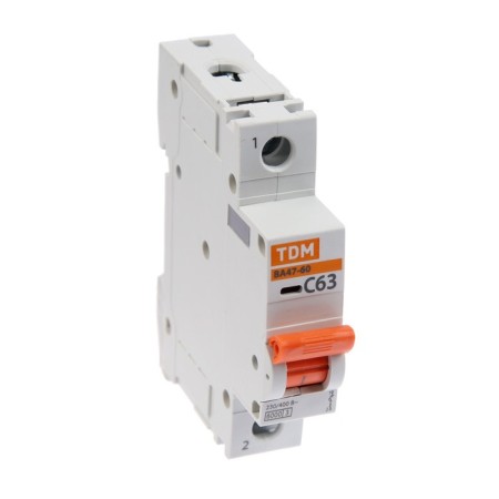 Switch automatic TDM VAL47-60, 1P, 63 A, 6 KA, C, SQ0223-0083-1