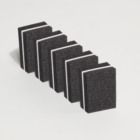 Batf sandpaper for nails, set 50 pcs, bilateral, 3.5 × 2.5 cm, black color-3
