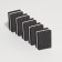 Batf sandpaper for nails, set 50 pcs, bilateral, 3.5 × 2.5 cm, black color