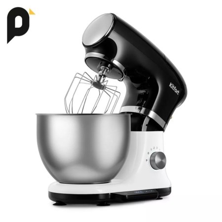 Mixer KitFort KT-3441, planetary, 1000 watts, 5.5 l, 8 speeds, black-silver