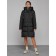 Coat insulated winter female, size 42, black color