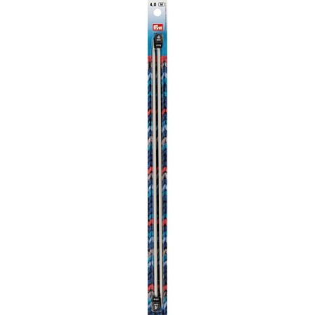 Right aluminum knitting needles, 35 cm/4 mm, 2 pcs. packaged