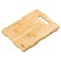 Groot board with a rectangular pen Bianca, 25x18x1 cm, bamboo