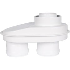 Rommer RCA-8080-250002 chimney element, monoblock adapter, D = 80/80 mm, universal