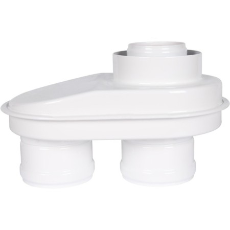 Rommer RCA-8080-250002 chimney element, monoblock adapter, D = 80/80 mm, universal