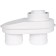 Rommer RCA-8080-250002 chimney element, monoblock adapter, D = 80/80 mm, universal