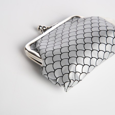 Wallet on the farmar, silver color-2