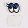 Eyes, set of 50 pcs., Size 1 pc. - 2 × 1.6 cm, blue color