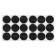 Furniture lining made of felt, d = 25 mm, adhesive surface, 18 pcs
