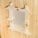 Mirror with shelf, 55x45 cm