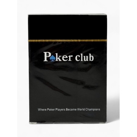 Plastic Plastic Maps 54 pcs Poker Club, for playing poker, 9 x 6 cm, blue shirt-4