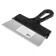 Sparta 85155 spatula, 4x4 mm tooth, stainless steel, plastic handle, 200 mm