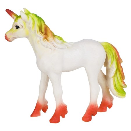 Figure "White Foal of the Uninocular with a golden mane"