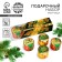Gift set: cream - honey "Miracles", taste: strawberries, apricot, orange, raspberries, 120 g (4 pcs. X 30 g).
