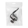 Hook on the headrest with a dog, set 2 pcs, black