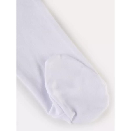 Sliders on a wide elastic band “kids”, seams outward, height 56 ​​cm, white color-2