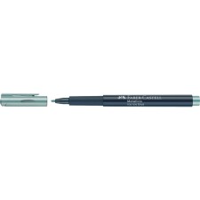Marker for decorating Faber-Castell Metallics, blue metallic, bullet, 1.5 mm