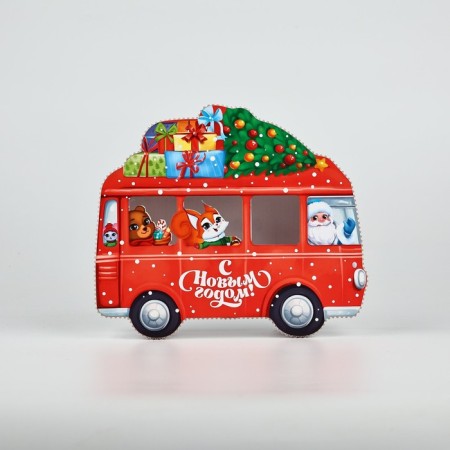 Gift Box "Funny Company", 21 x 18 x 5 cm, New Year-4