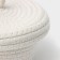Basket for storage ladled handmade LadOM "Bell", 16 × 16 × 12 cm, beige color