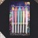 Candles for a cake with color flame "Happy Birthday", 6 pcs., 8.6 x 0.6 cm.