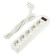 Smartbuy network filter, 5 outlets, 3 m, 10 A, 2200 W, s/c, with off., White