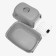 Carriage for animals is plastic with a metal door 65 × 45 × 47 cm, gray