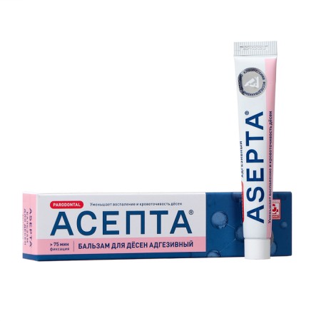 Balm for the gum "Asept" adhesive, 10 g