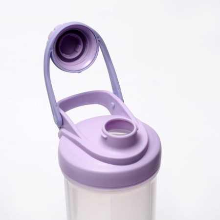 Shaker, 700 ml, series: PowerPlus, "Live, love, swing", 23.5 x 7 cm, lilac-2