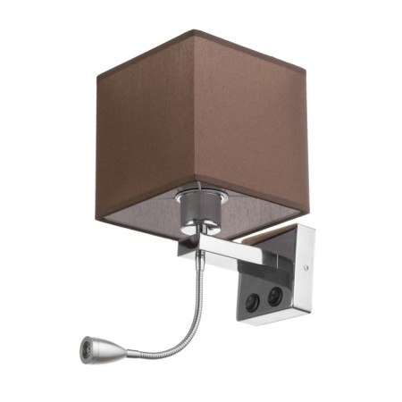 Bra 2236/1br E27 40W brown chrome 17x21x45 cm