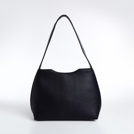 Female bag Textura, tout, medium size, blue color