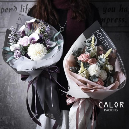 Matte film "Fashion magazine" White, 0.58 x 0.58 m-5