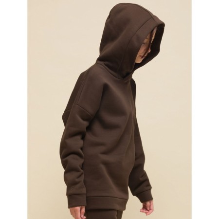 Children's sweatshirt, height 122 cm, chocolate color-3