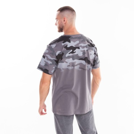 T-shirt male, dark gray color, size m (46)-2