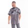 T-shirt male, dark gray color, size m (46)