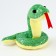 Set of "fulfillment of desires" soft toy in a circle, snake