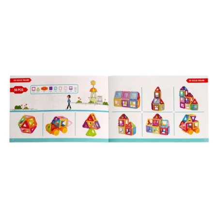 Magnetic designer "Mini Magic Magnet", 56 parts-4